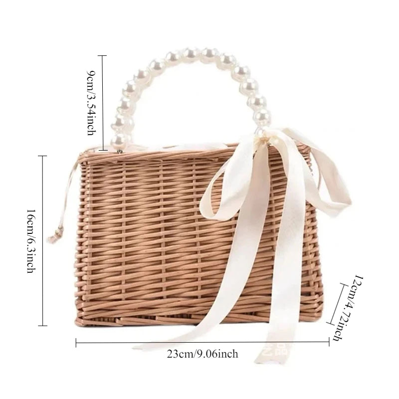Bolsas de palha para mulher de verão