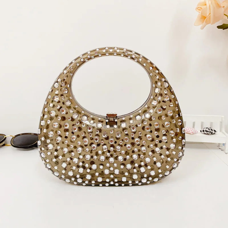 Mala Transparente em Acrílico, Estilo Brilhante