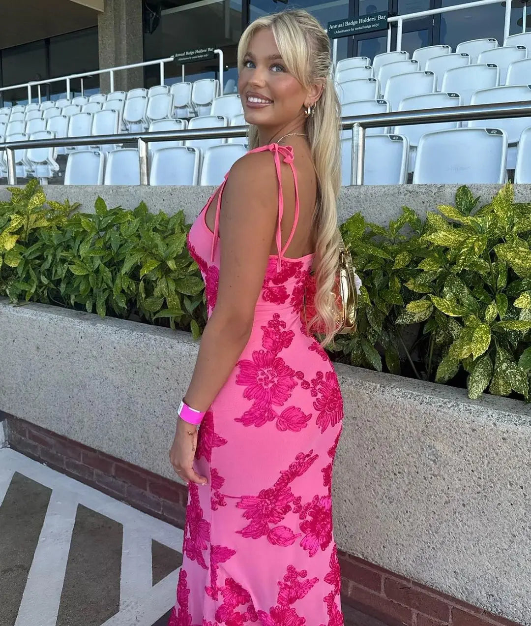 Vestido Longo Florido e Fofo, Alças Finas