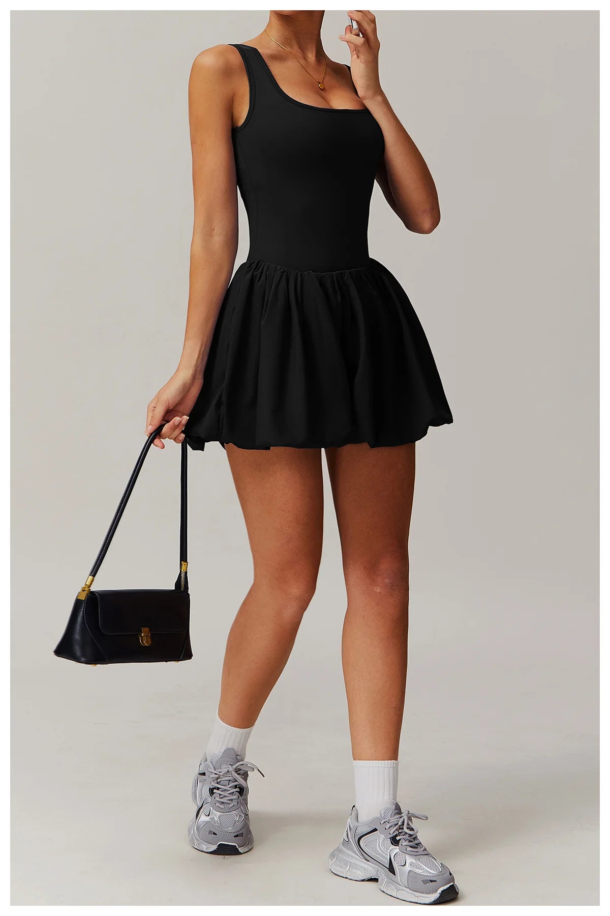 Vestido Macacão Feminino Sexy de Yoga Anti-Reflexo Desportivo