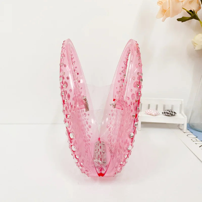 Mala Transparente em Acrílico, Estilo Brilhante