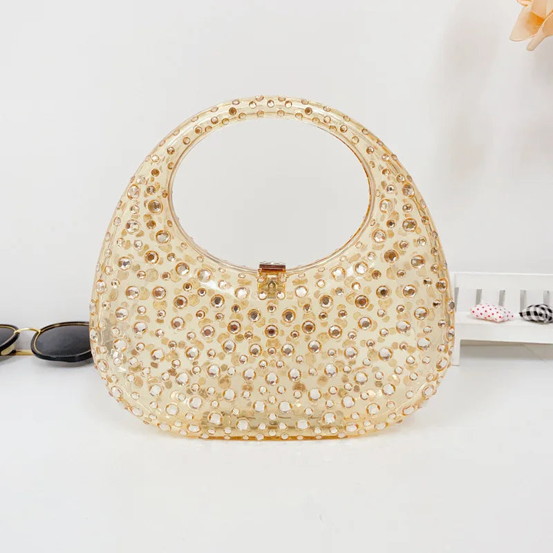 Mala Transparente em Acrílico, Estilo Brilhante