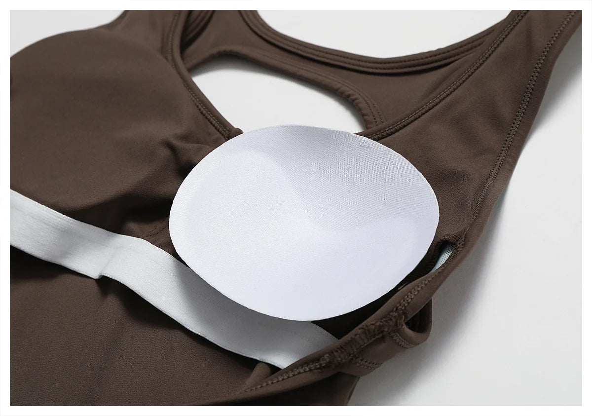 Macacão de Yoga Liso Levanta Glúteos Roupa Desportiva