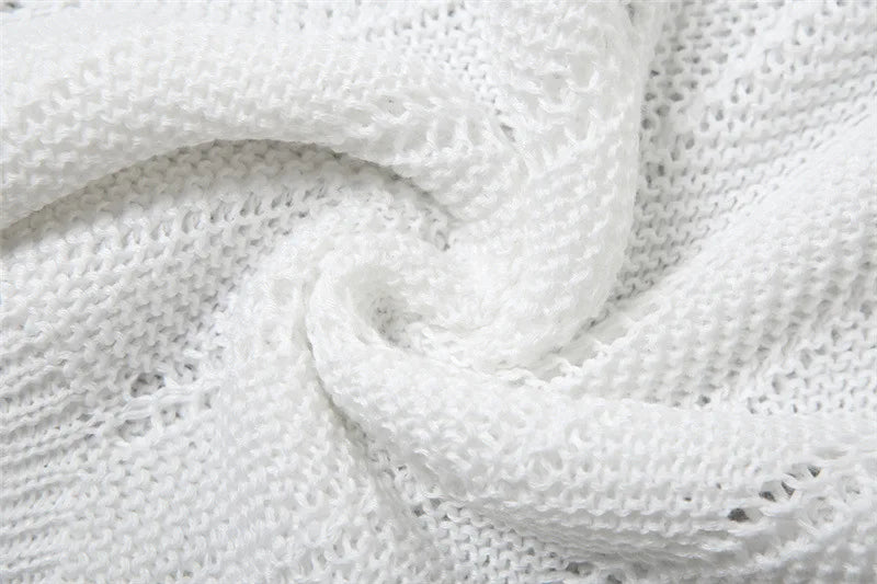 Vestido Longo, Estilo Praia Sexy, com Decote em V, Sem Mangas, Justo ao Corpo