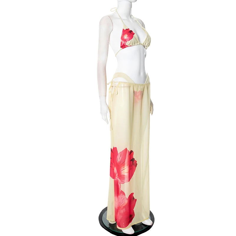 Fato de Banho Sexy com Estampa floral