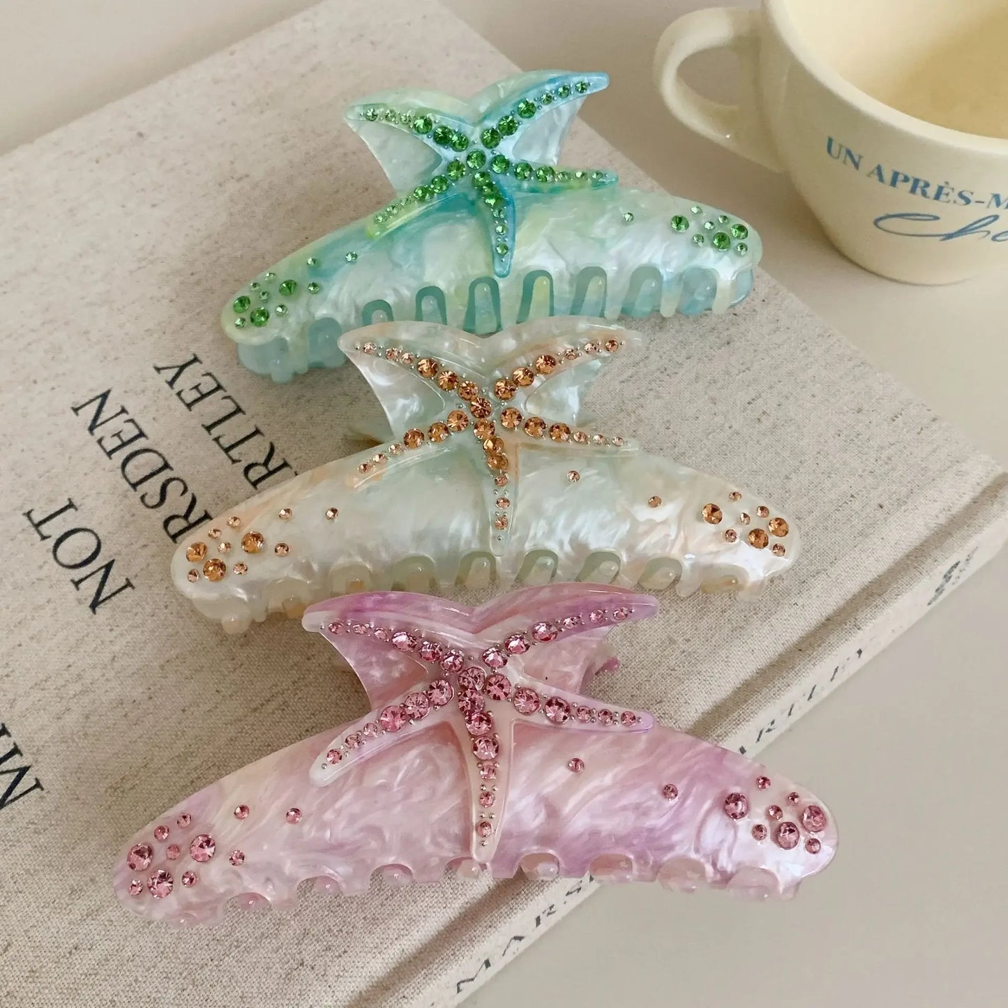 Pregadeira com Decorativo Estrela-do-Mar