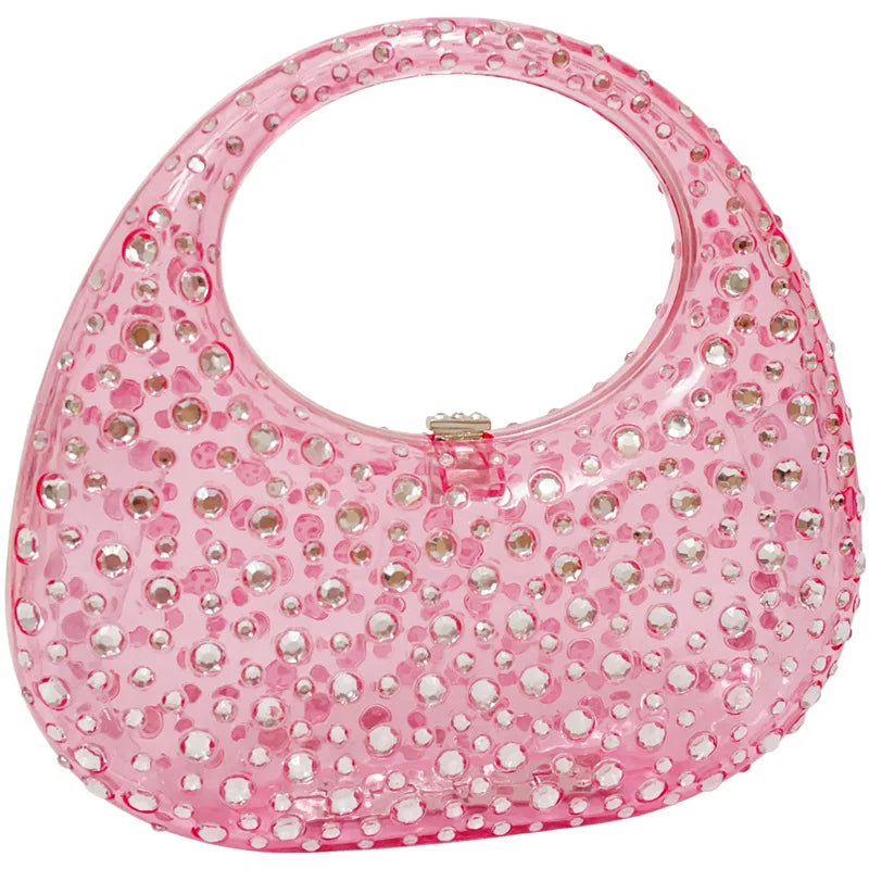 Mala Transparente em Acrílico, Estilo Brilhante