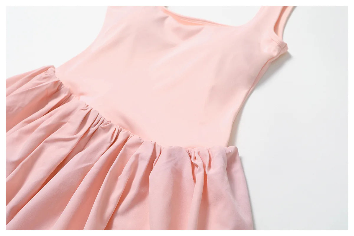 Vestido Macacão Feminino Sexy de Yoga Anti-Reflexo Desportivo