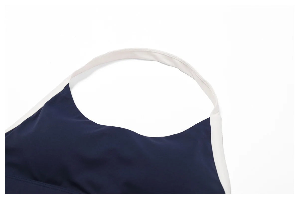 Conjunto de 2 Peças para Ginásio, Sem Costas, com Leggings de Corrida, Top de Fitness