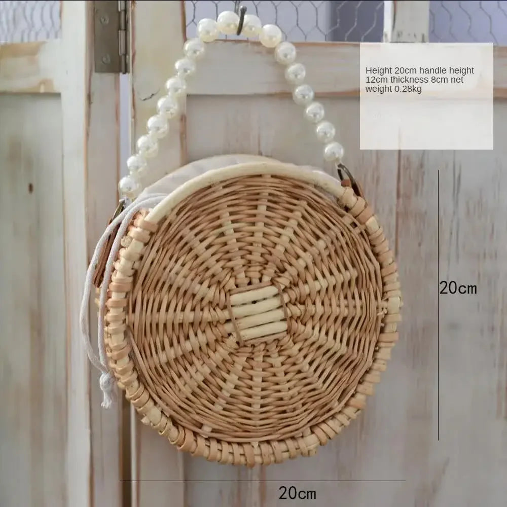 Bolsas de palha para mulher de verão