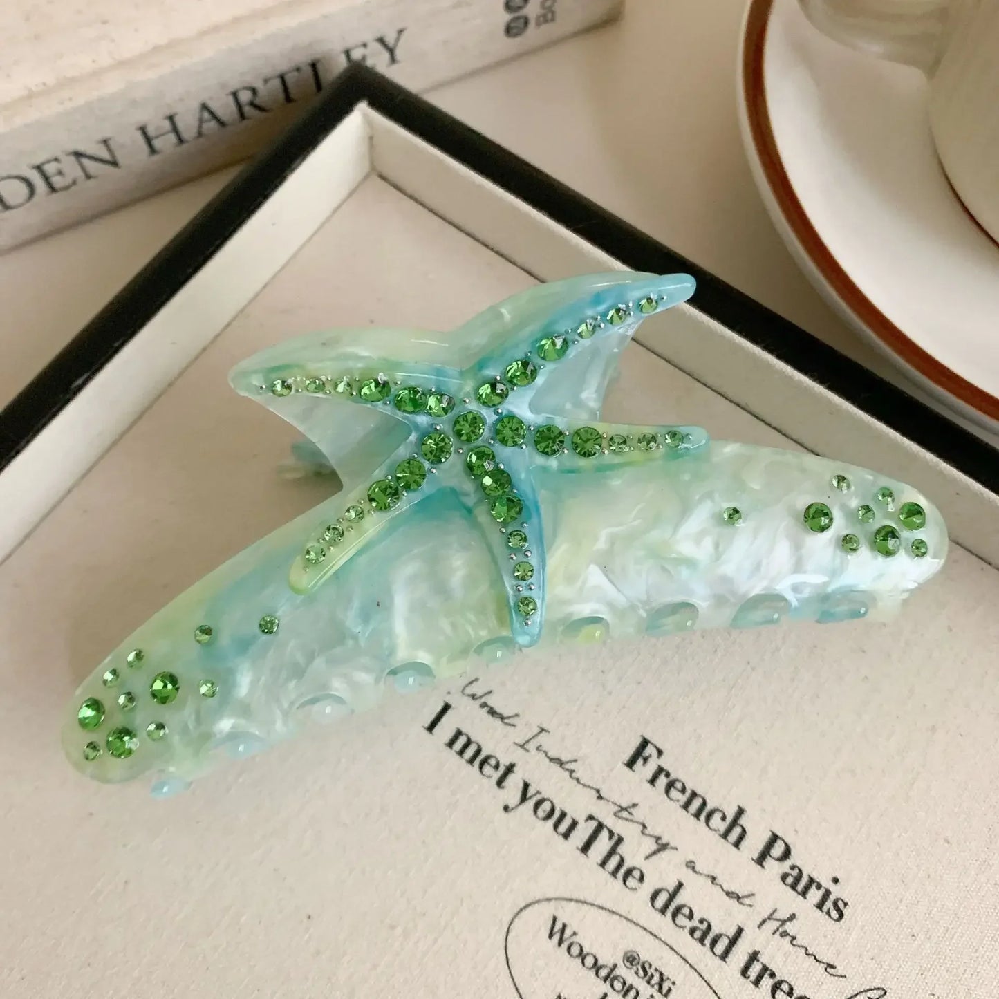 Pregadeira com Decorativo Estrela-do-Mar
