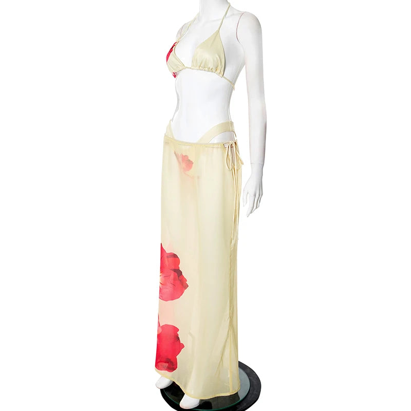 Fato de Banho Sexy com Estampa floral