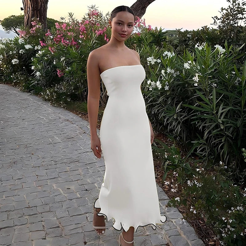 Vestido Comprido Ousado e Moderno