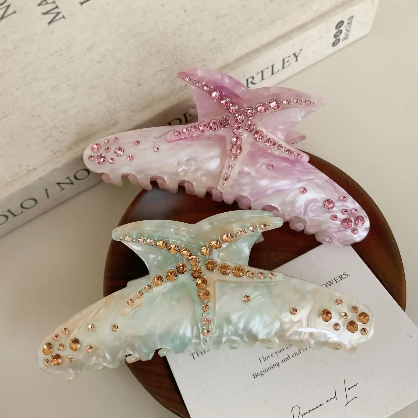 Pregadeira com Decorativo Estrela-do-Mar