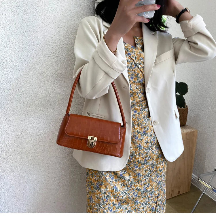 Mala de Ombro, Estilo Francês, Nova Tendência da Moda, com Alça de Ombro.