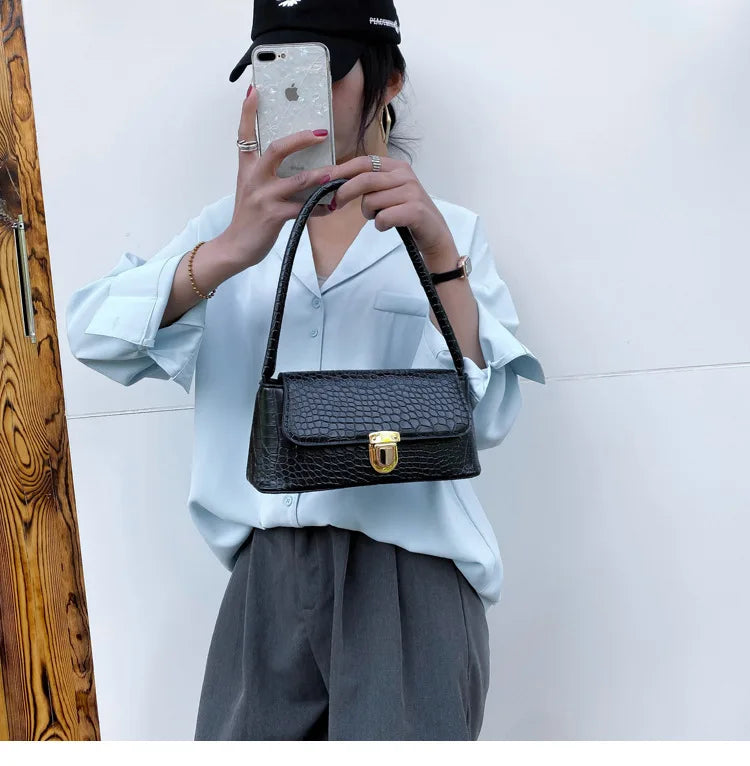 Mala de Ombro, Estilo Francês, Nova Tendência da Moda, com Alça de Ombro.