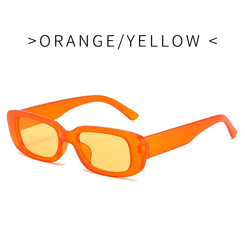 Óculos de Sol Estilo Retângular Elegantes e Estilosos.
