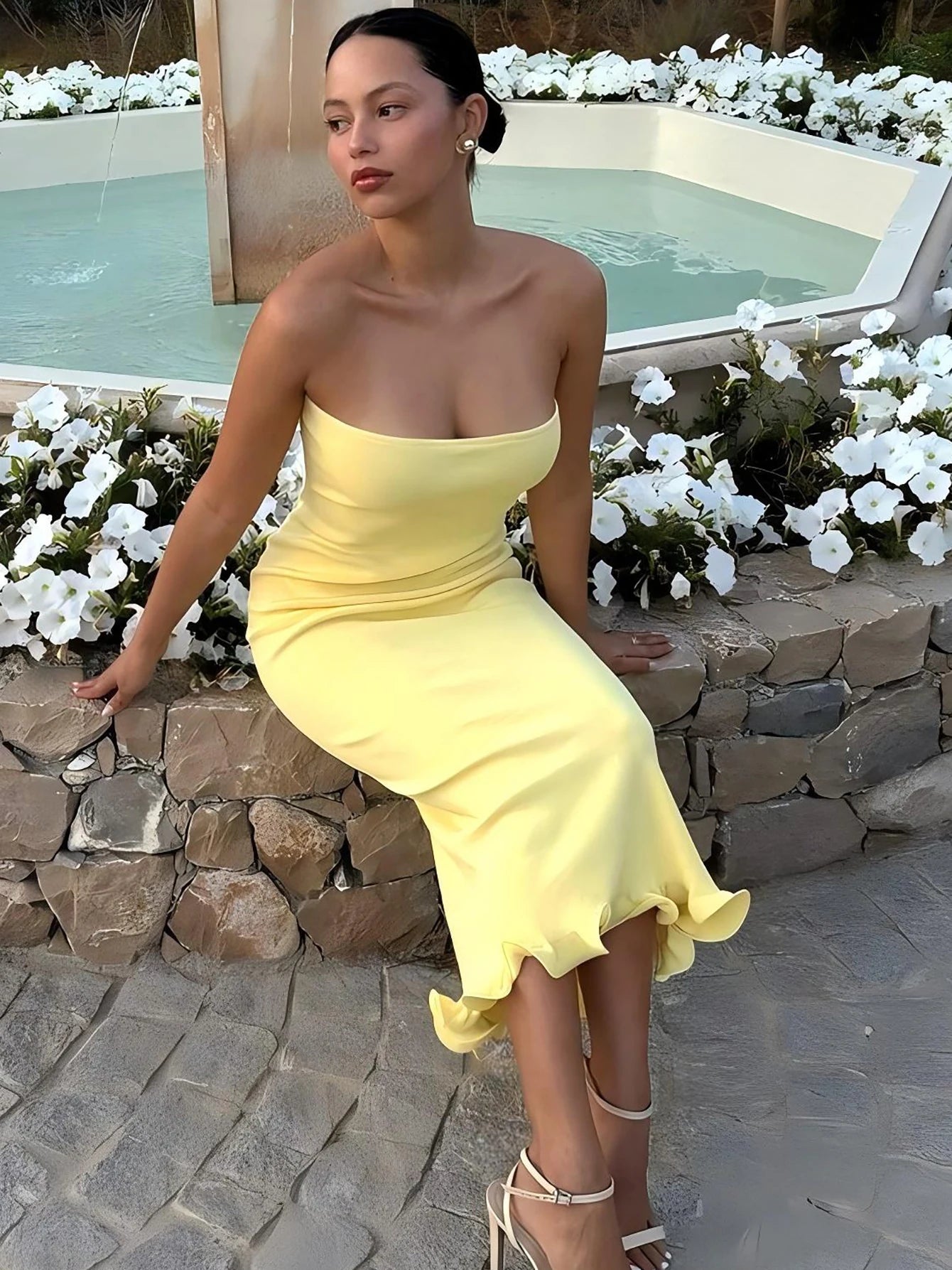 Vestido Comprido Ousado e Moderno