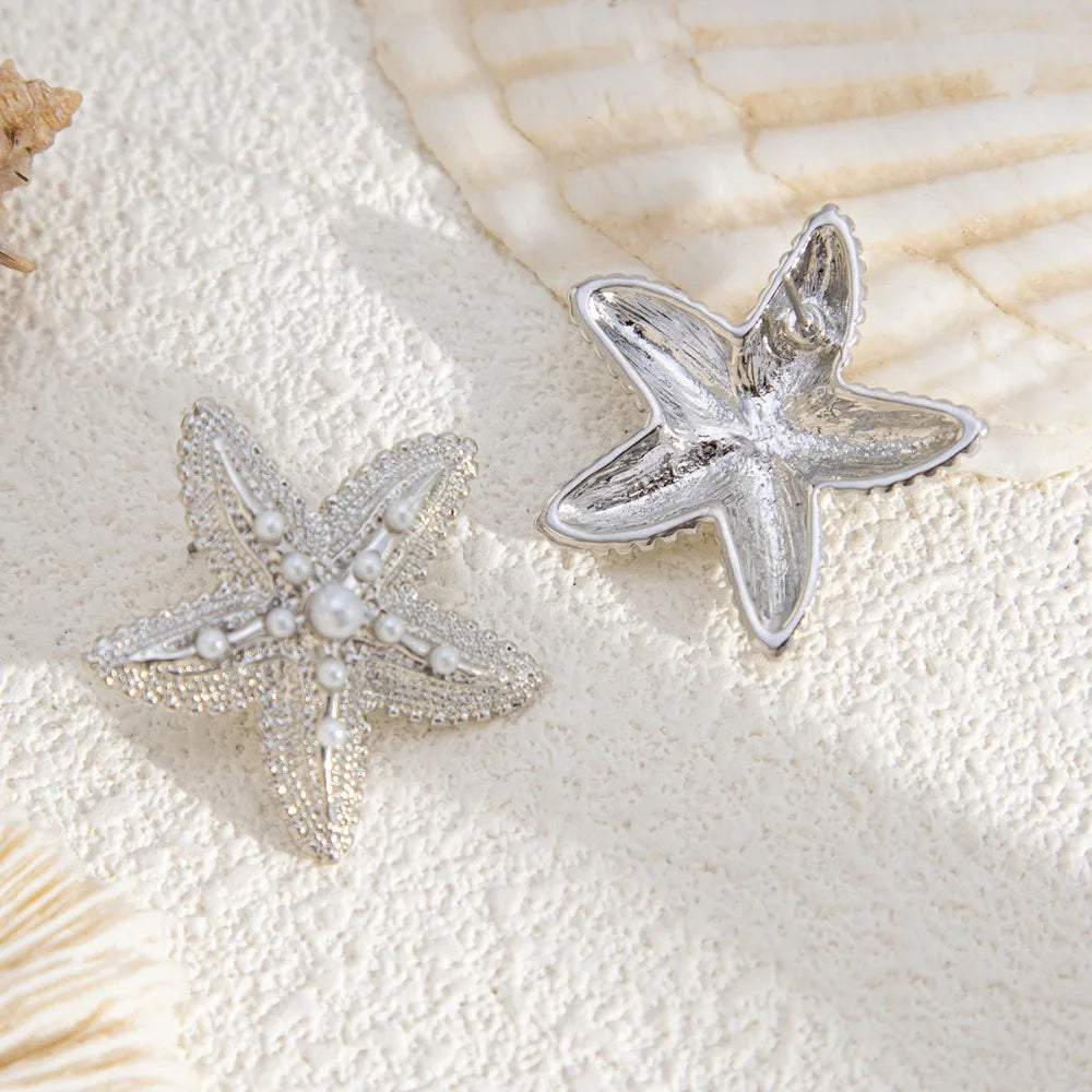 Brincos de Estrela do Mar Moda Praia