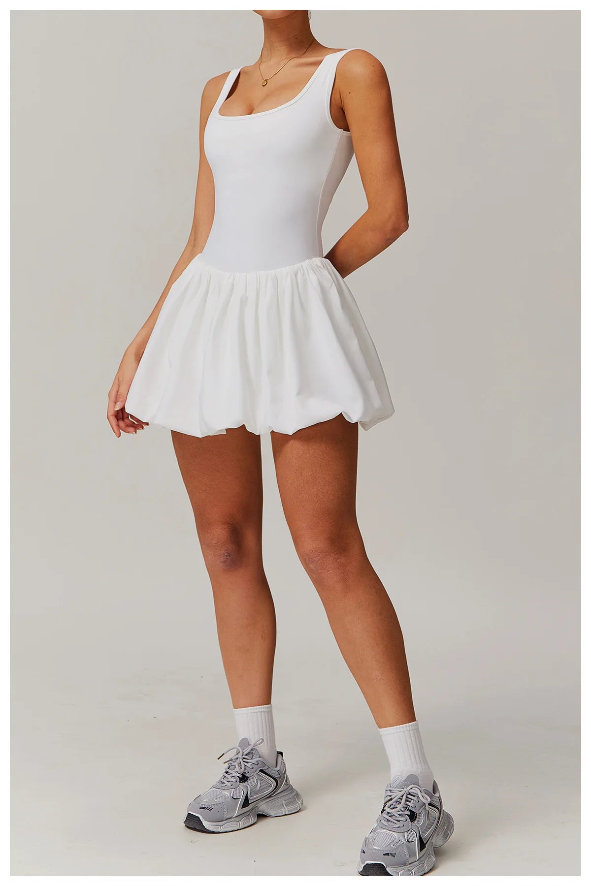Vestido Macacão Feminino Sexy de Yoga Anti-Reflexo Desportivo