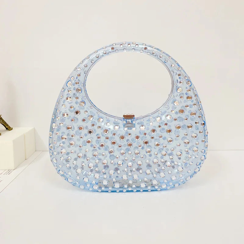 Mala Transparente em Acrílico, Estilo Brilhante