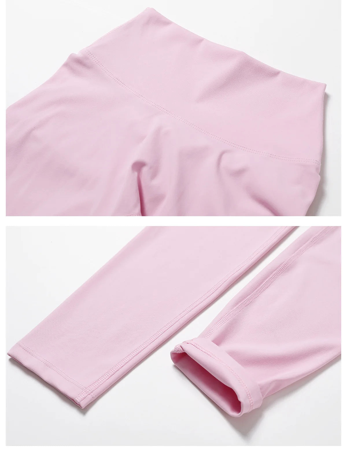 Fato de Treino  2 Peças com Leggings de Ginásio, Top Curto de Manga Comprida