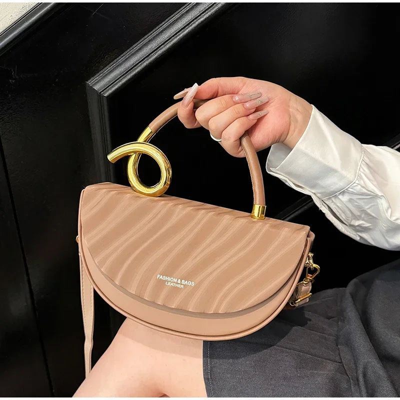 Bolsa de Ombro Elegante —  Estilo Retro Europeu e Americano