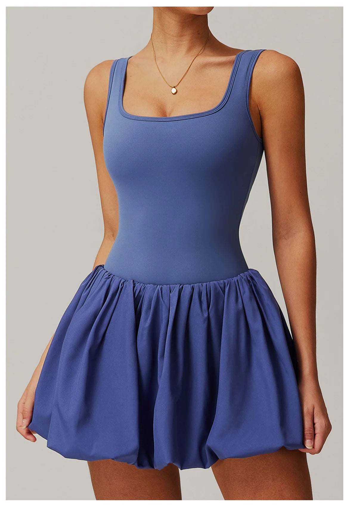 Vestido Macacão Feminino Sexy de Yoga Anti-Reflexo Desportivo