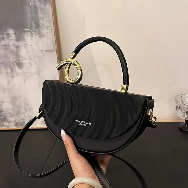 Bolsa de Ombro Elegante —  Estilo Retro Europeu e Americano