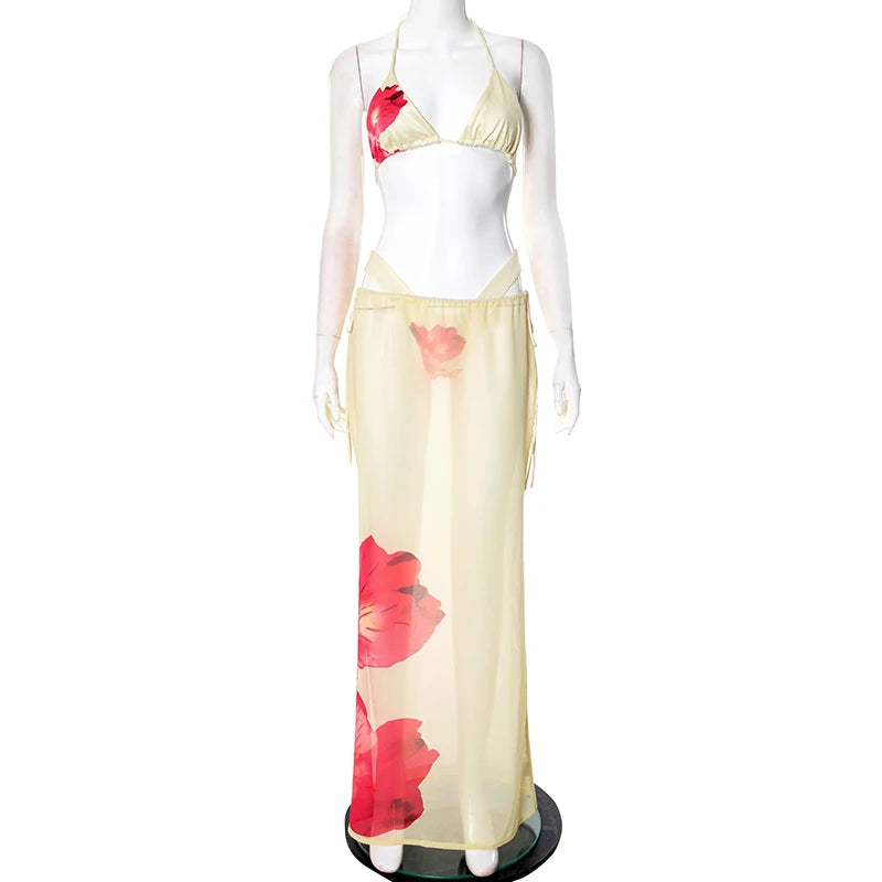 Fato de Banho Sexy com Estampa floral