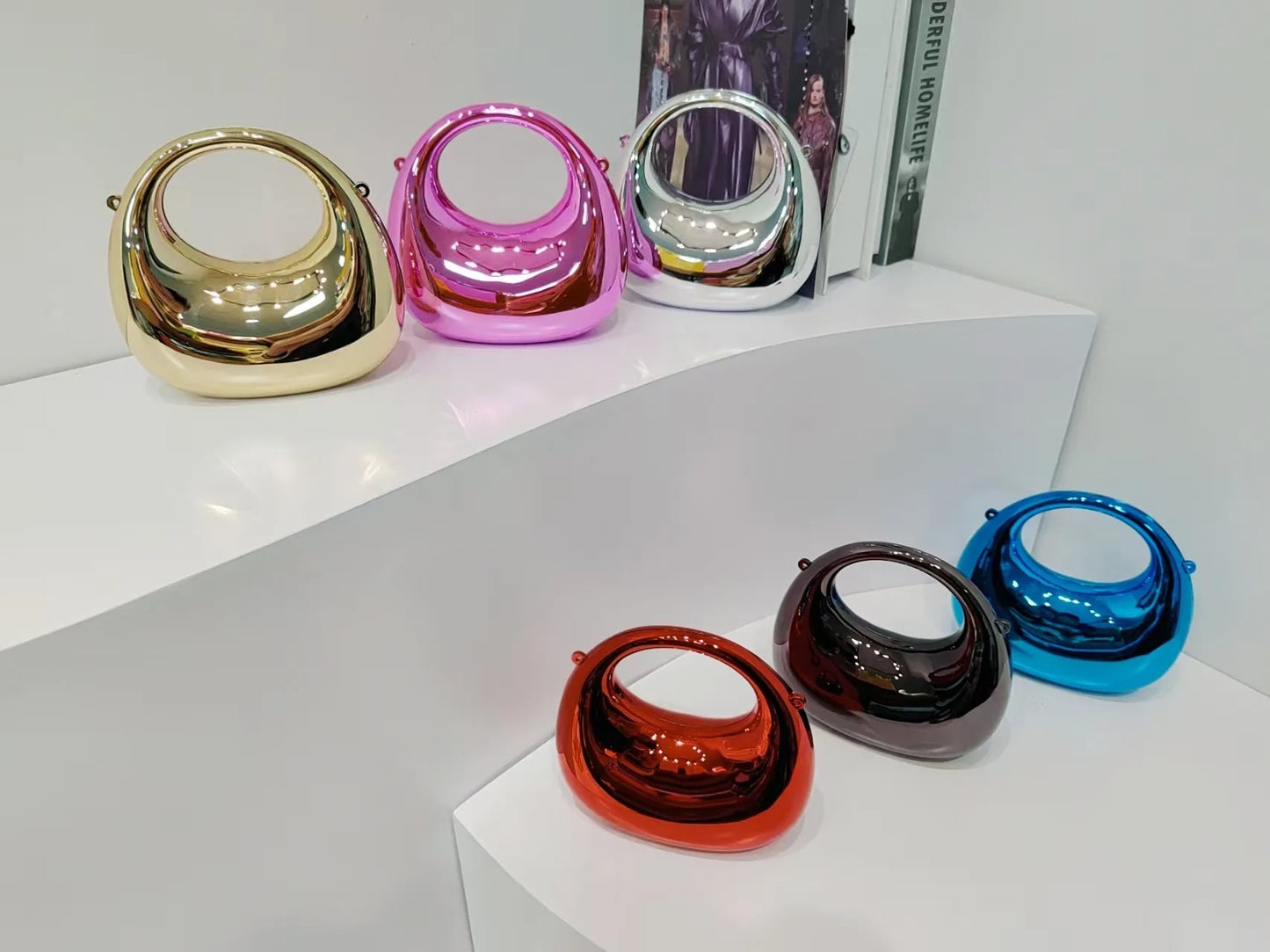 Bolsas de ombro Acrílico Brilhante