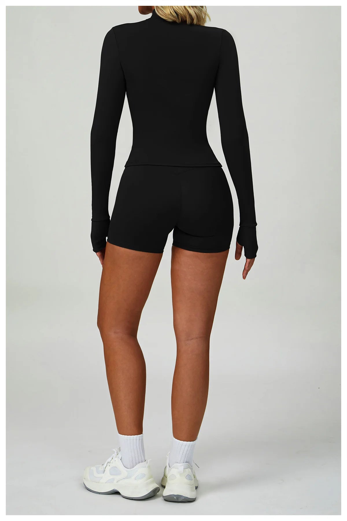Conjunto de Yoga 2-3 Peças  — Leggings ou Calções de Cintura Alta