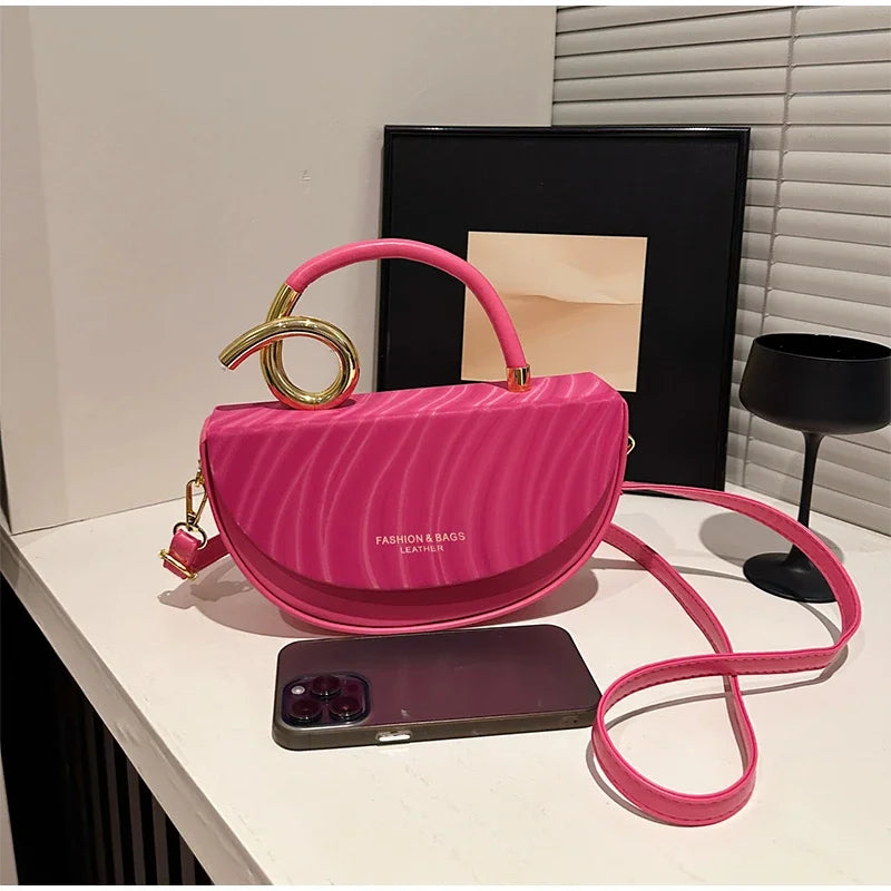 Bolsa de Ombro Elegante —  Estilo Retro Europeu e Americano