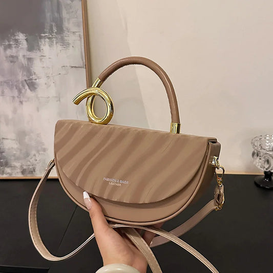 Bolsa de Ombro Elegante —  Estilo Retro Europeu e Americano