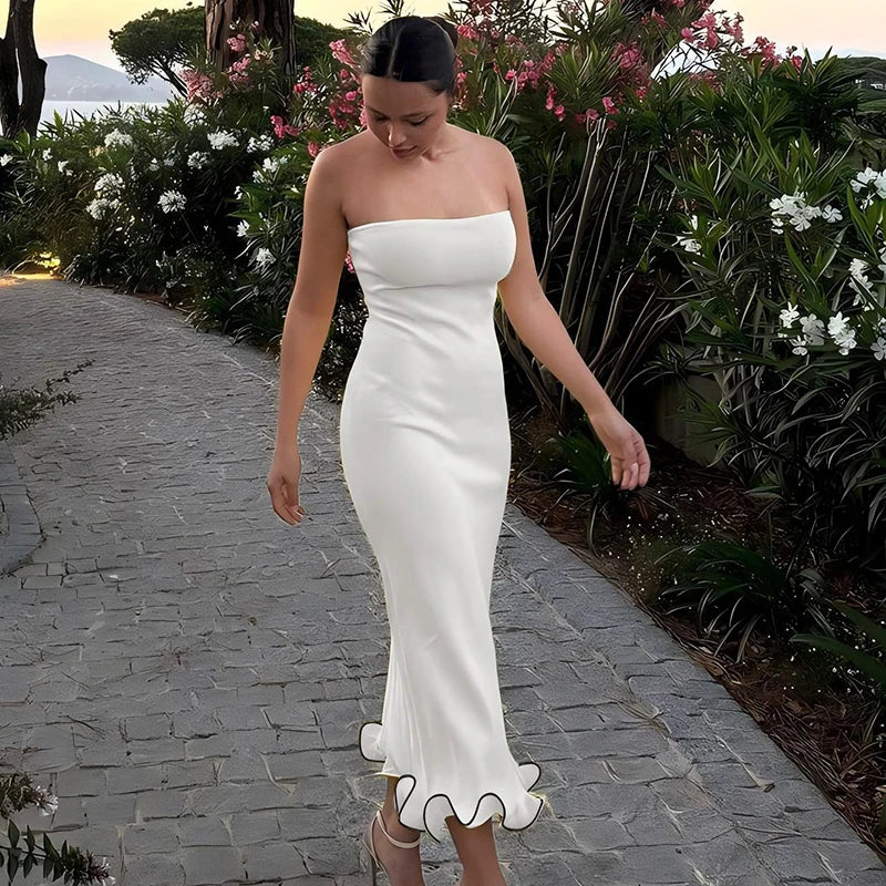 Vestido Comprido Ousado e Moderno