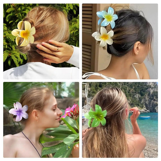 Grampos de Cabelo Havaianos Estilo de Praia