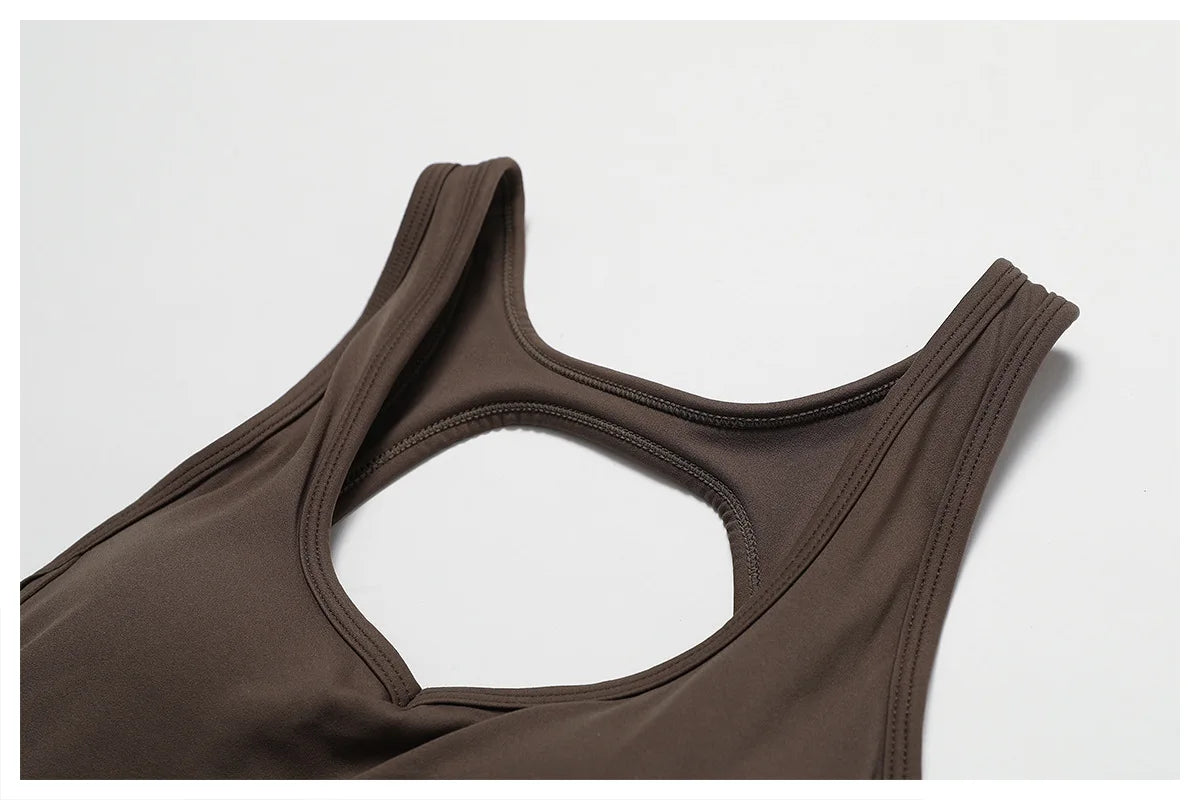 Macacão de Yoga Liso Levanta Glúteos Roupa Desportiva