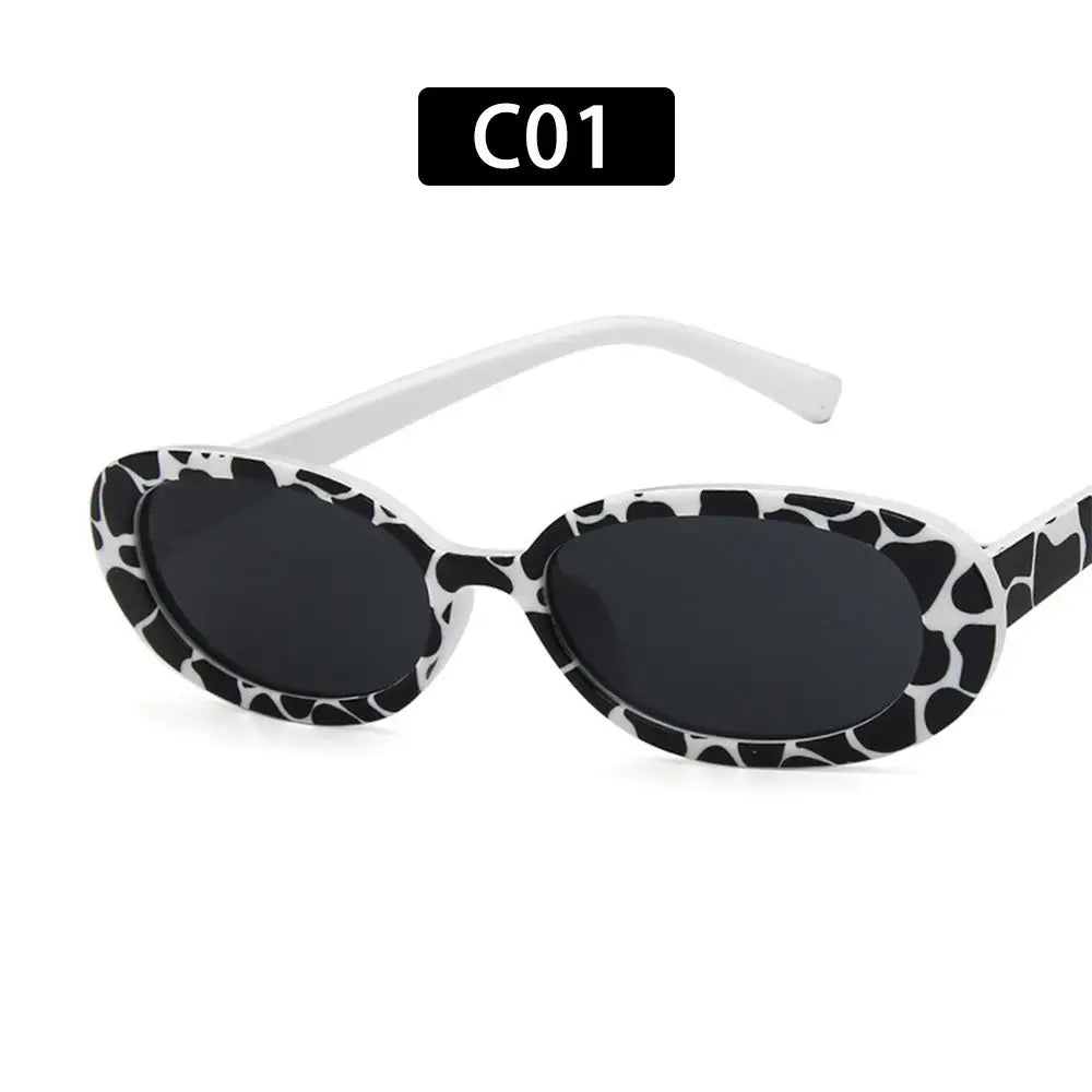 Óculos de Sol Retro com Armação Oval