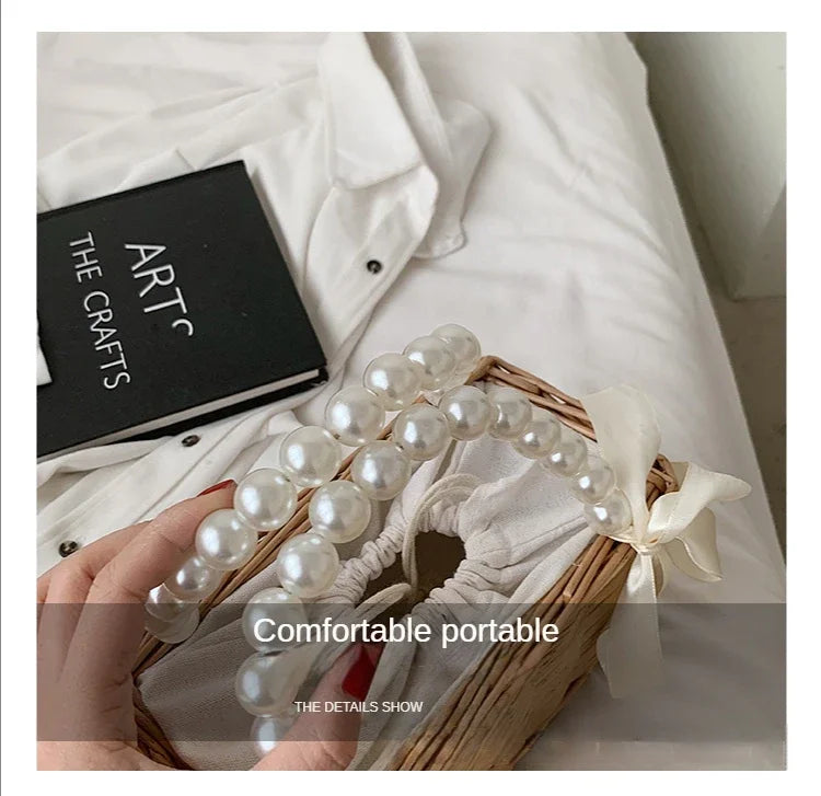 Bolsas de palha para mulher de verão