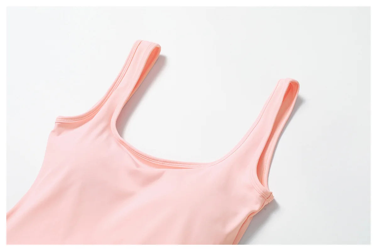 Vestido Macacão Feminino Sexy de Yoga Anti-Reflexo Desportivo