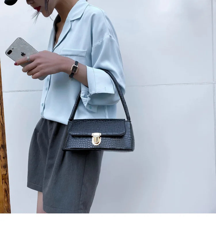 Mala de Ombro, Estilo Francês, Nova Tendência da Moda, com Alça de Ombro.