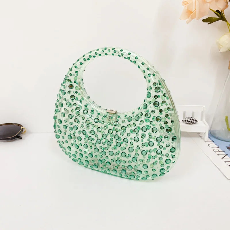 Mala Transparente em Acrílico, Estilo Brilhante