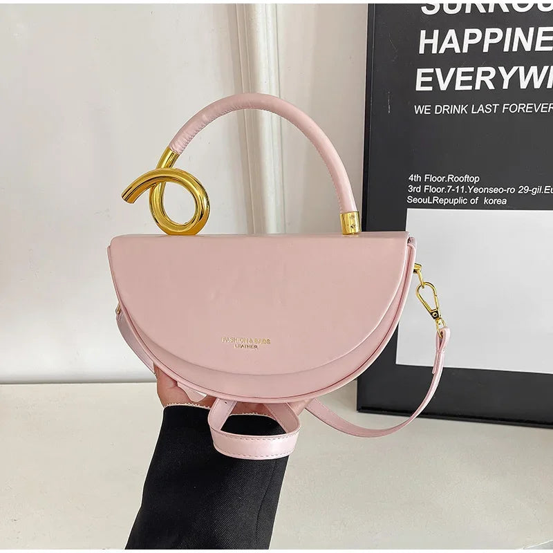 Bolsa de Ombro Elegante —  Estilo Retro Europeu e Americano