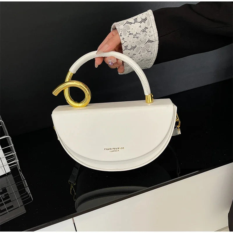 Bolsa de Ombro Elegante —  Estilo Retro Europeu e Americano