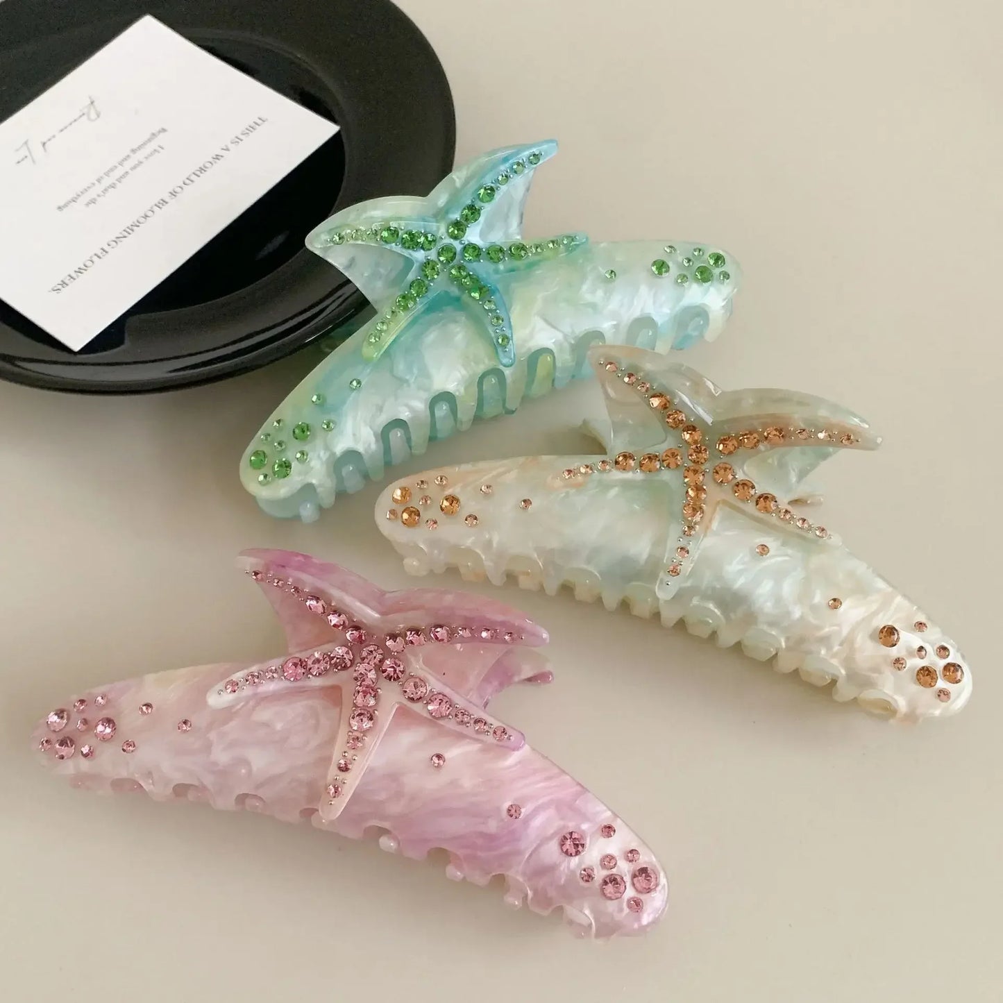 Pregadeira com Decorativo Estrela-do-Mar
