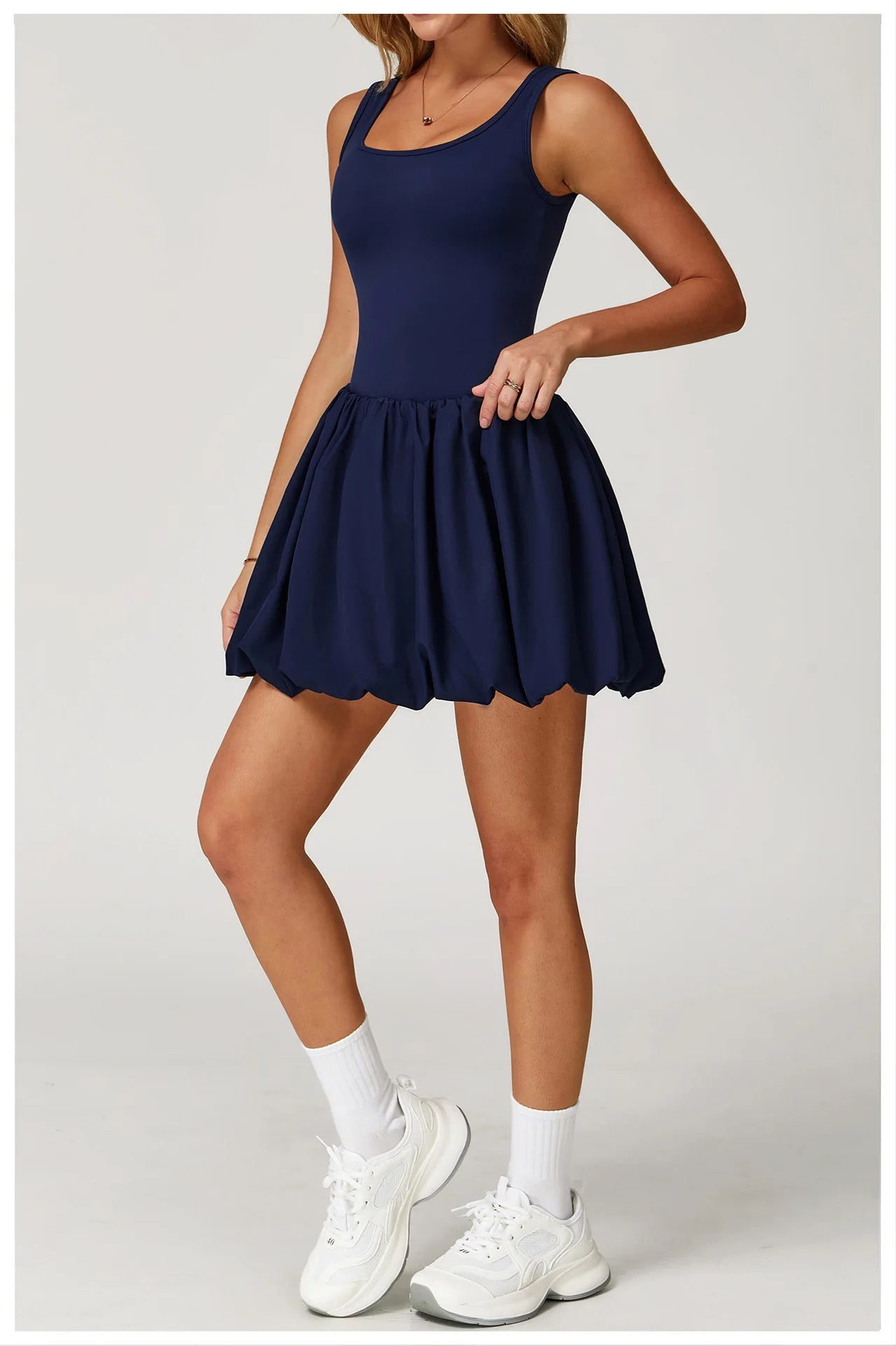 Vestido Macacão Feminino Sexy de Yoga Anti-Reflexo Desportivo