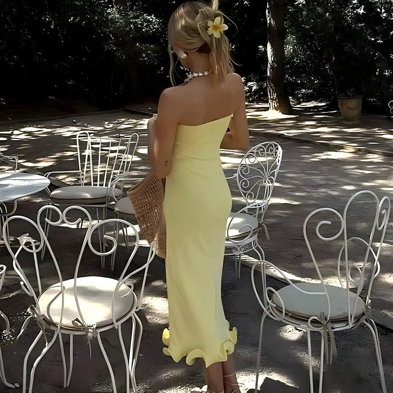 Vestido Comprido Ousado e Moderno