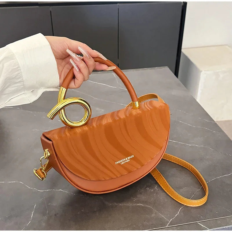 Bolsa de Ombro Elegante —  Estilo Retro Europeu e Americano