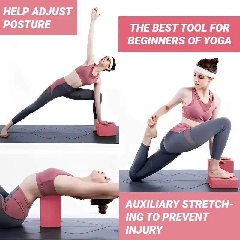 Blocos de Yoga, Tijolo de Espuma, para Pilates, Treinos, Exercícios Domésticos