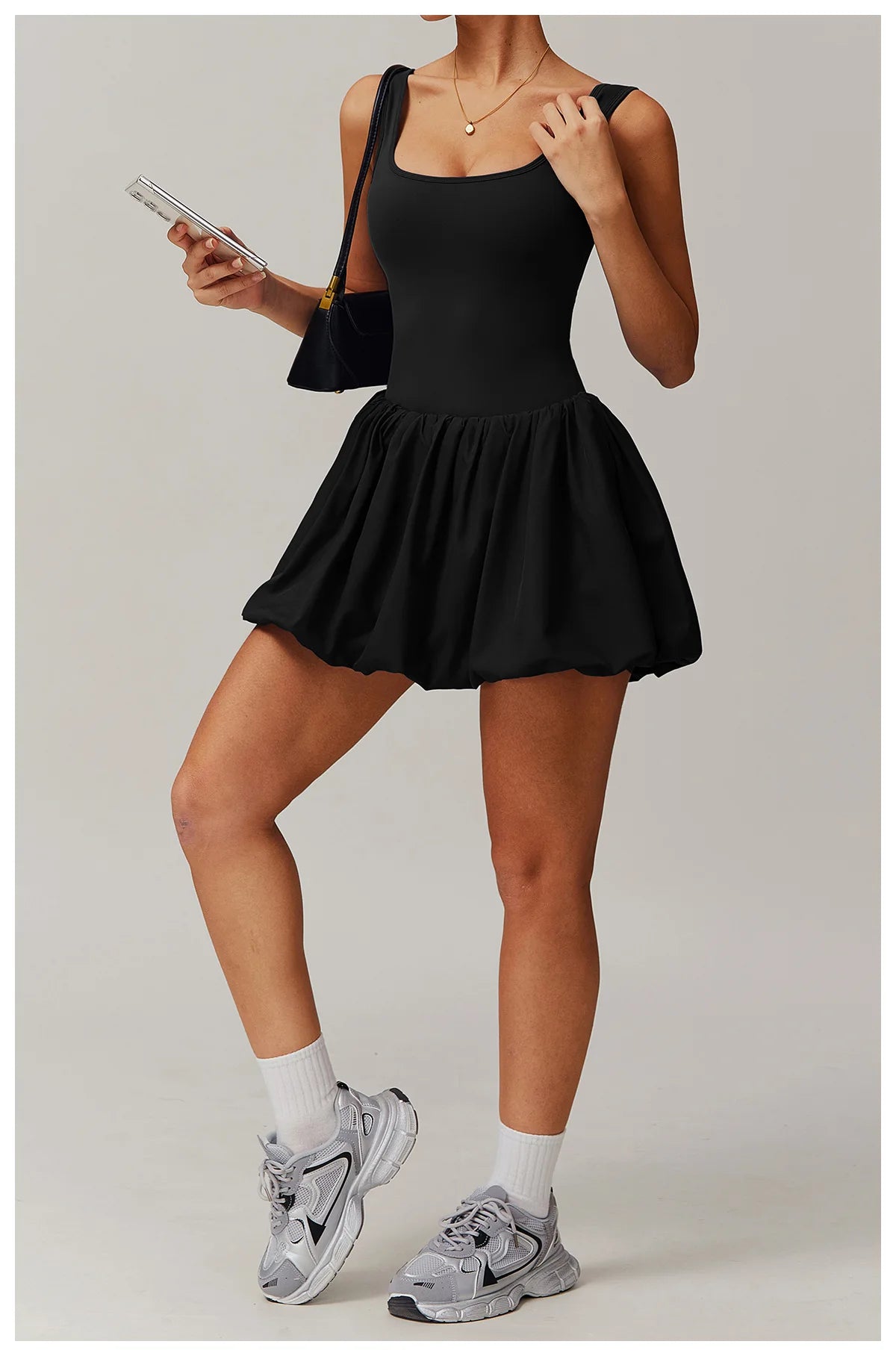 Vestido Macacão Feminino Sexy de Yoga Anti-Reflexo Desportivo